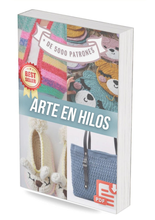 Libro Arte en Hilos + BONOS de Regalo